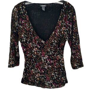 Kenneth Cole Reaction Women's S V Neck Blouse